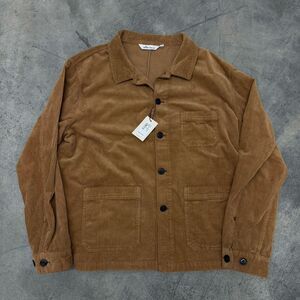 New Peter Millar Military Corduroy Overshirt Shirt Chore Jacket Ranch Barn XL